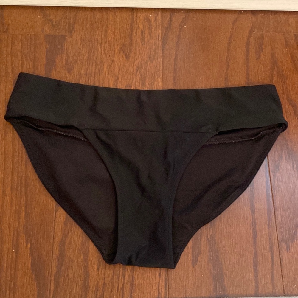 black aerie bikini bottoms XS
